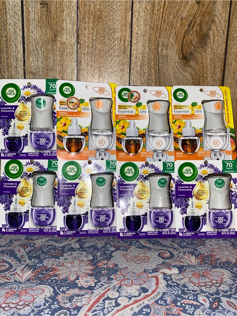 Lavender & Chamomile and Hawaii papaya Plug-In Air Freshener Refill
